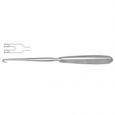 Volkmann Retractor 2 Sharp Prongs - Hollow Handle Stainless Steel, 21.5 cm - 8 1/2"